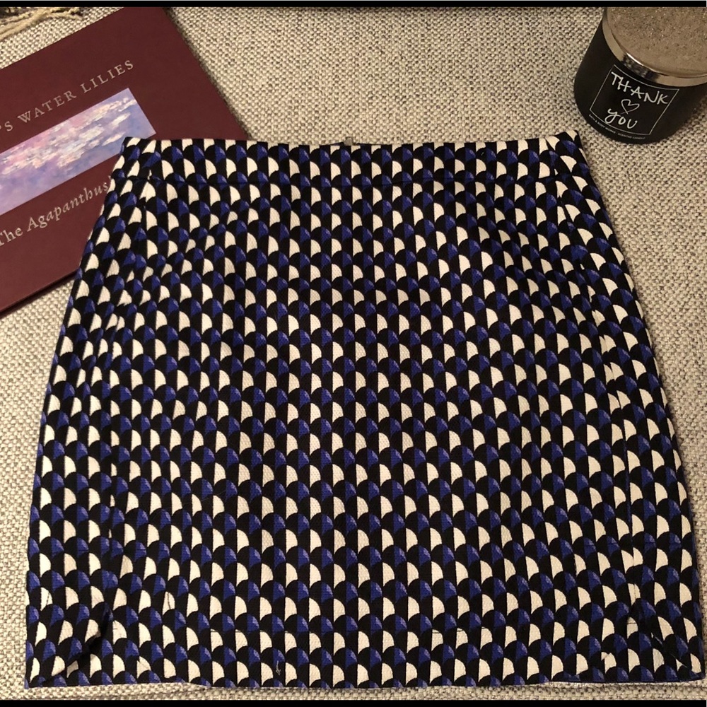 J Crew Adorable Geometric skirt!